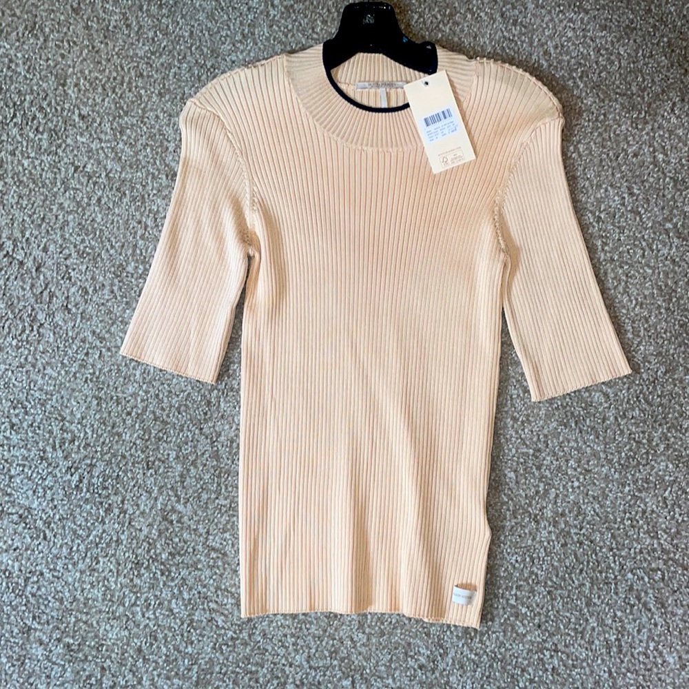 Scotch & Soda.  Maison Scotch. Cream color. Women’s top and blouse. Medium.